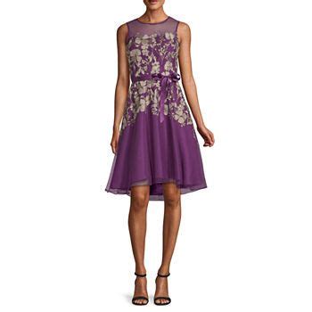 Jcpenney purple dress - 1. New! Premier Amour Clip-Dot Short Sleeve Midi Fit + Flare Dress. $47.40 with code. $79. New! Black Label by Evan-Picone Short Sleeve Floral Midi Fit + Flare Dress. $47.40 with code. $79.